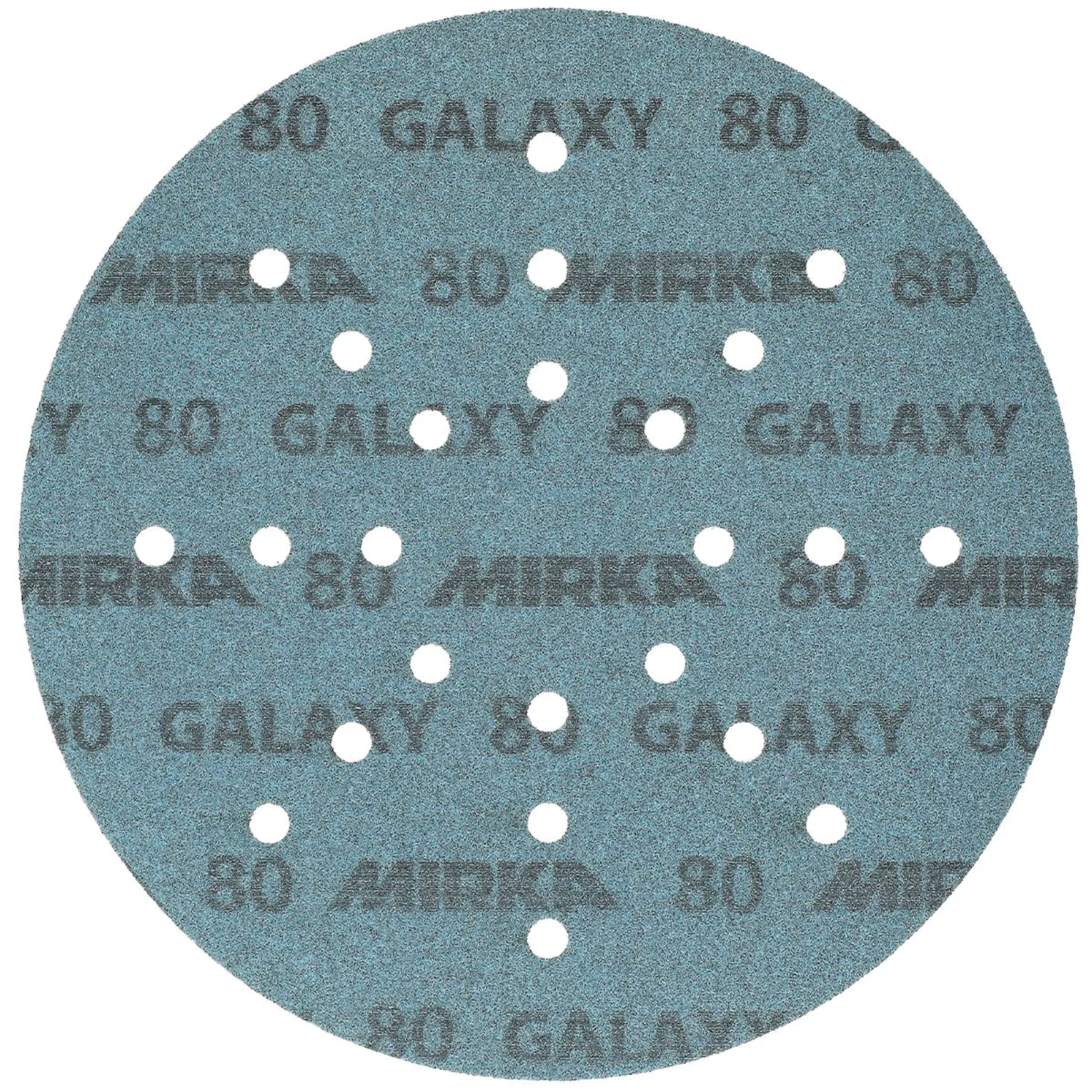 Mirka 225 mm GALAXY Premium Zımpara Diski P80 24 Delik — 25'li Paket