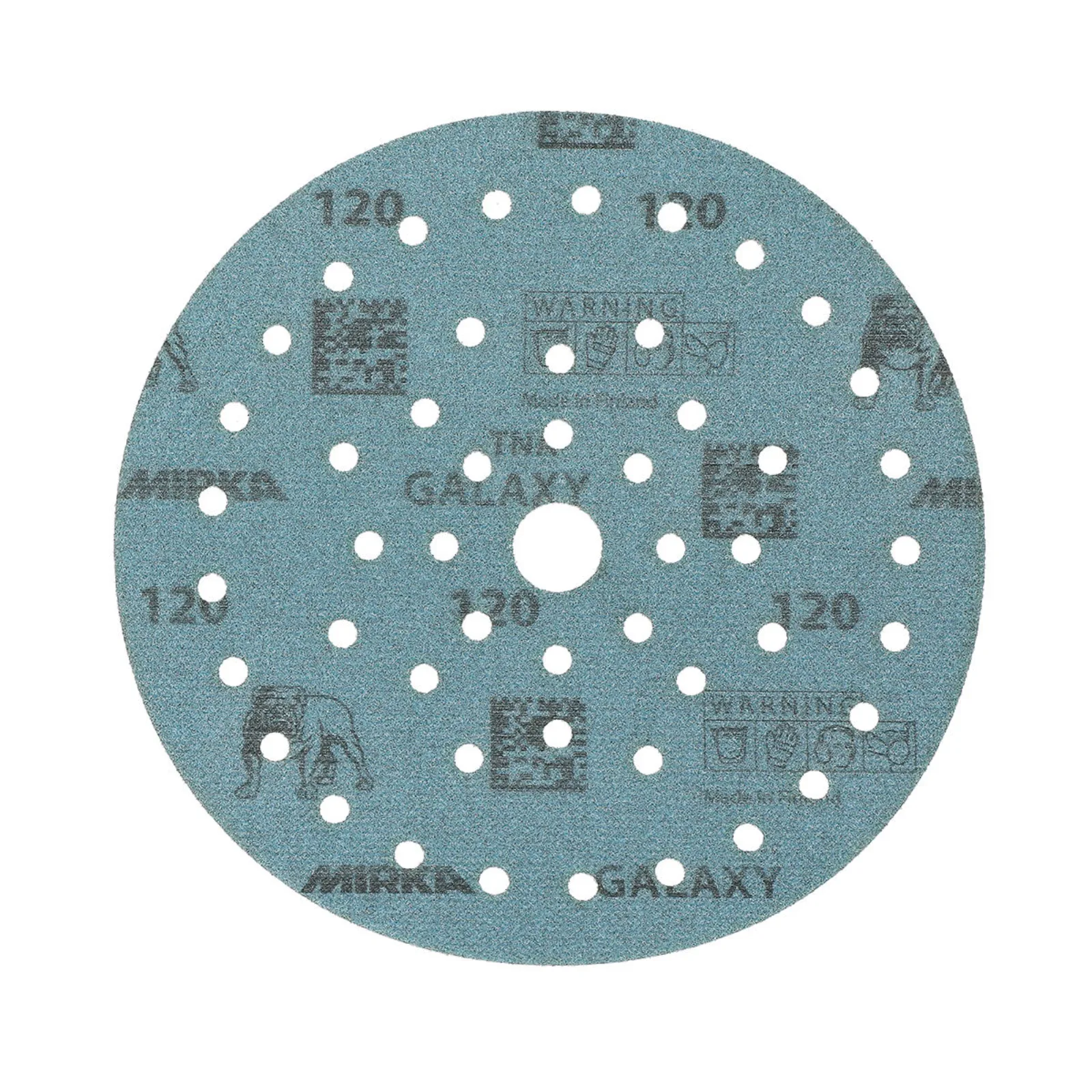 Mirka 150 mm GALAXY Multifit Premium Zımpara Diski P120