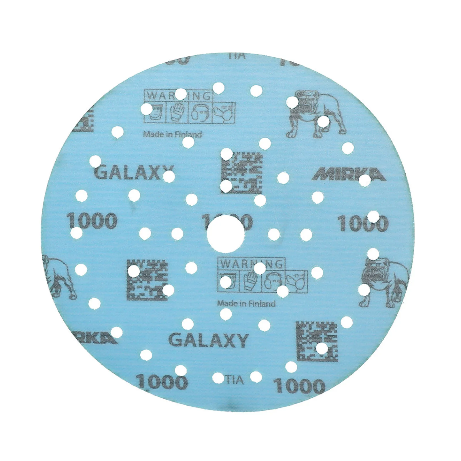 Mirka 150 mm GALAXY Multifit Premium Zımpara Diski P1000 — 50'li Paket