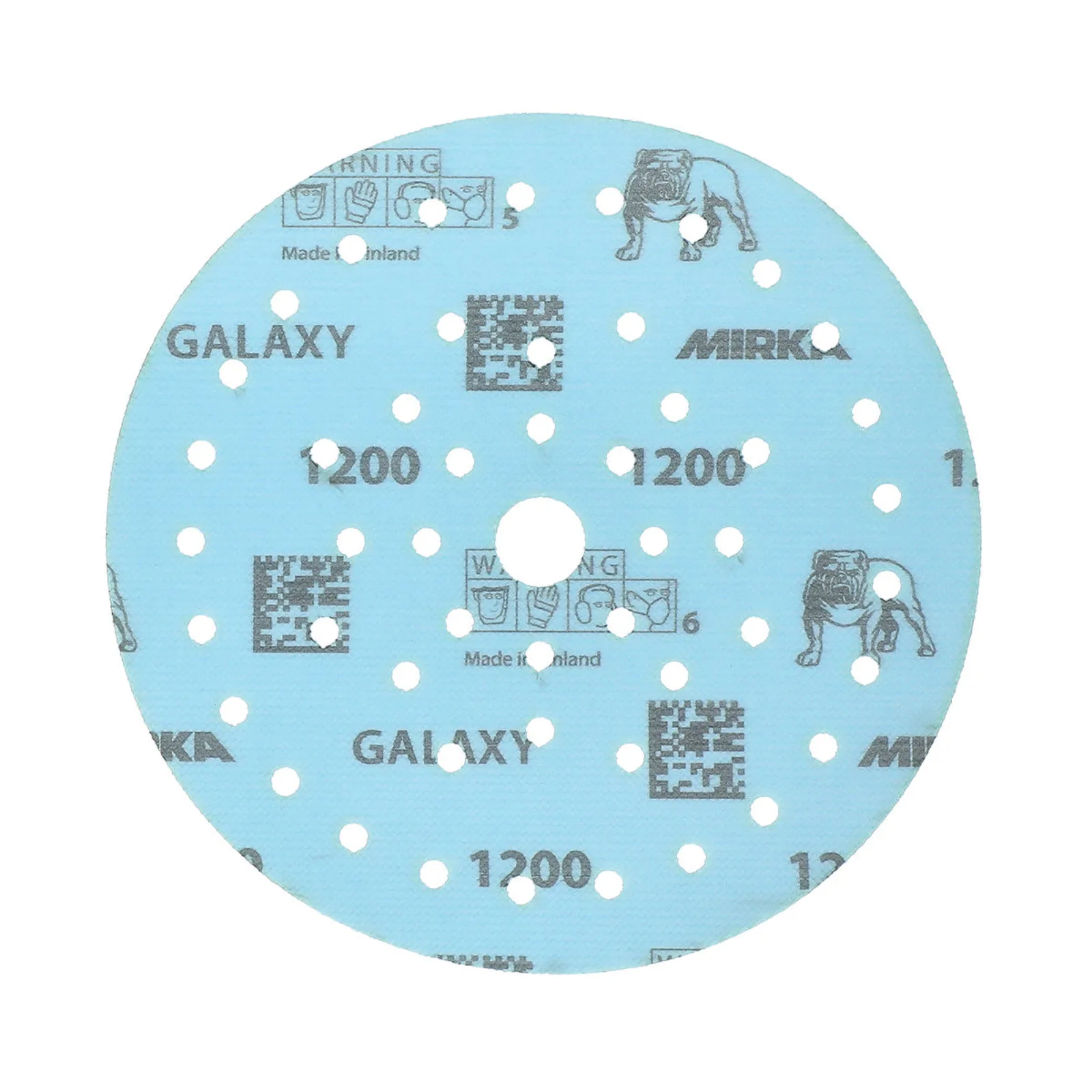 Mirka 150 mm GALAXY Multifit Premium Zımpara Diski P1200 — 50'li Paket