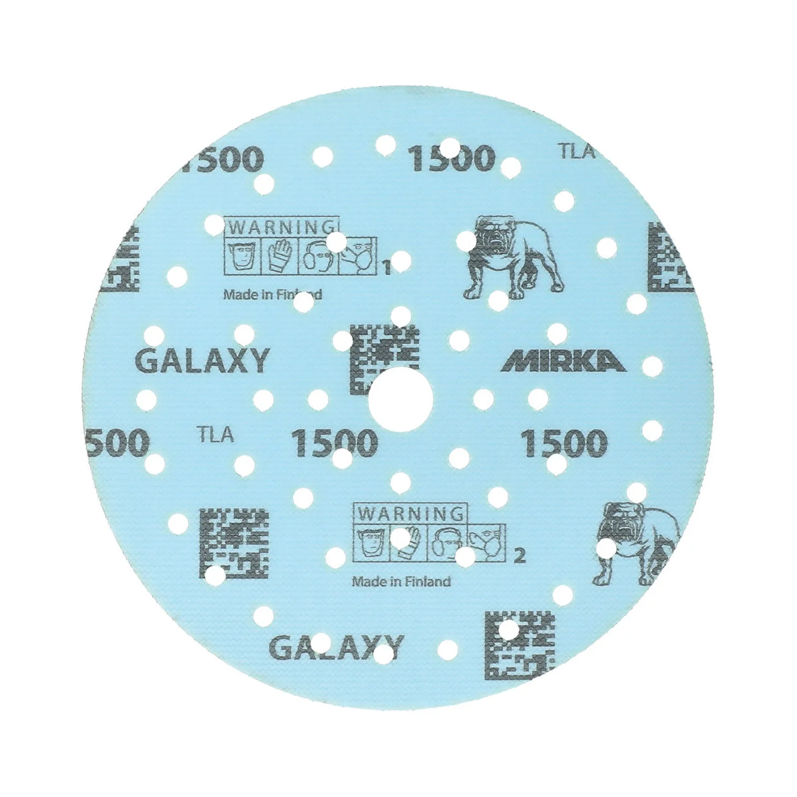 Mirka 150 mm GALAXY Multifit Premium Zımpara Diski P1500 — 50'li Paket