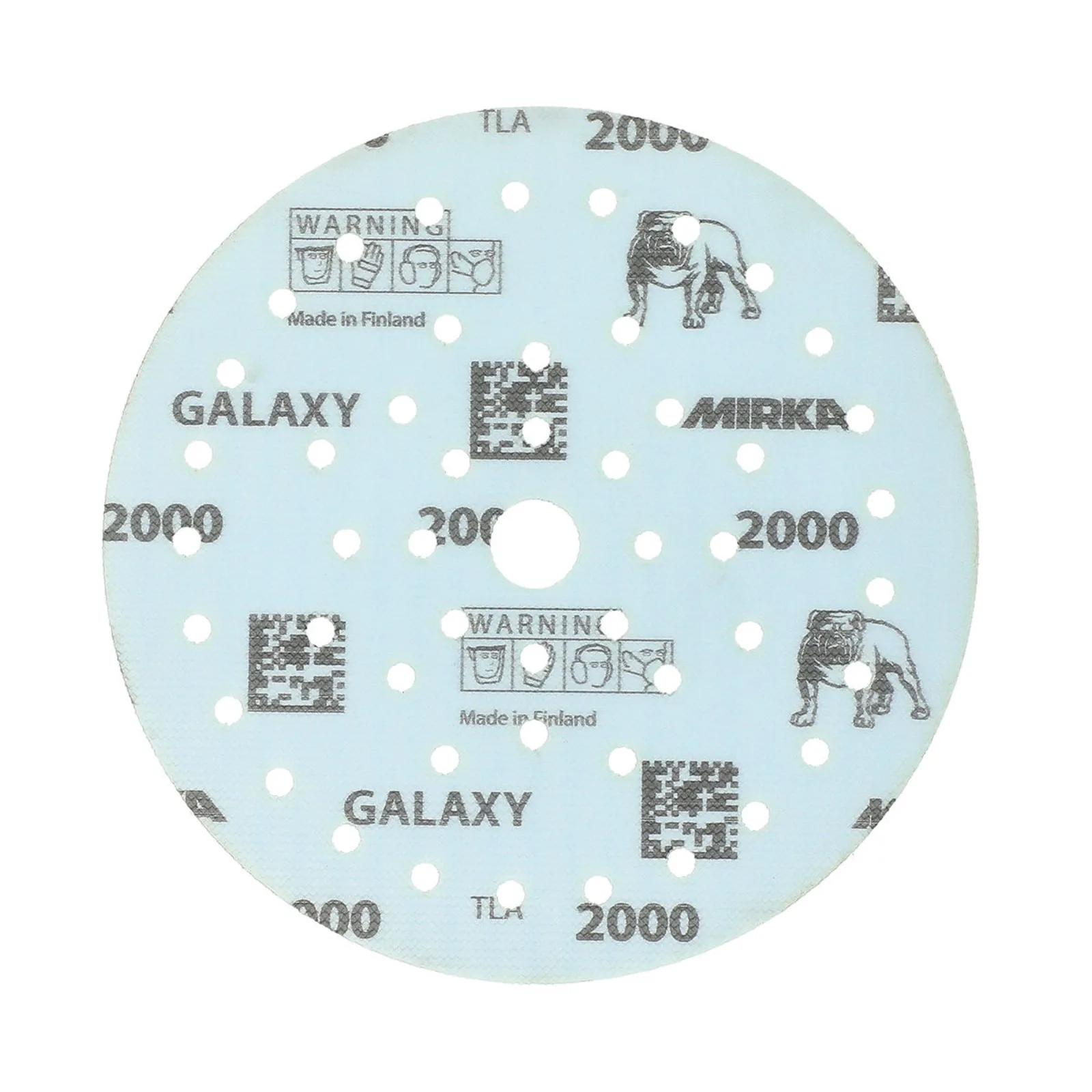 Mirka 150 mm GALAXY Multifit Premium Zımpara Diski P2000 — 50'li Paket