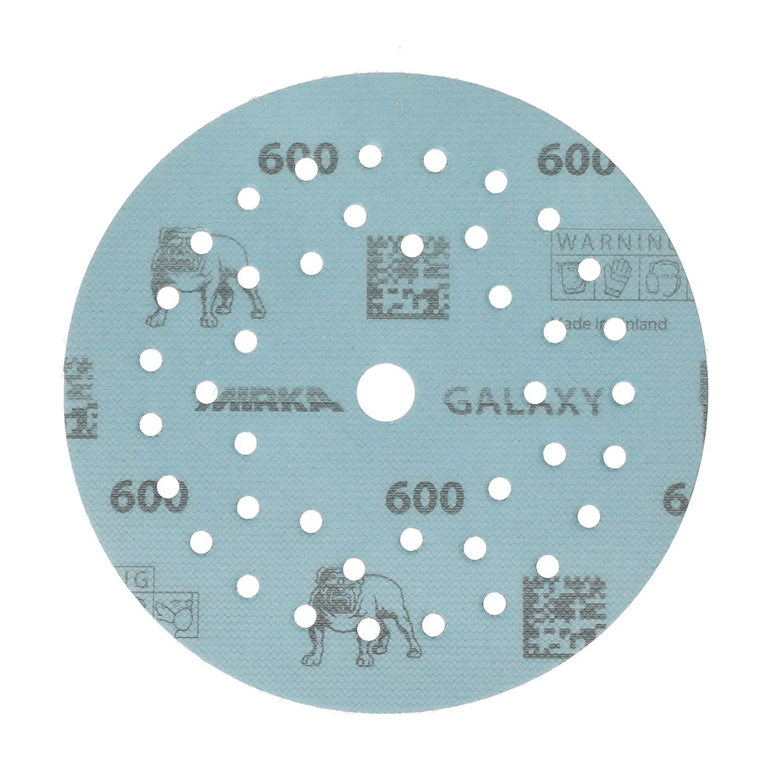 Mirka 125 mm GALAXY Multifit Premium Zımpara Diski P600 — 50'li Paket
