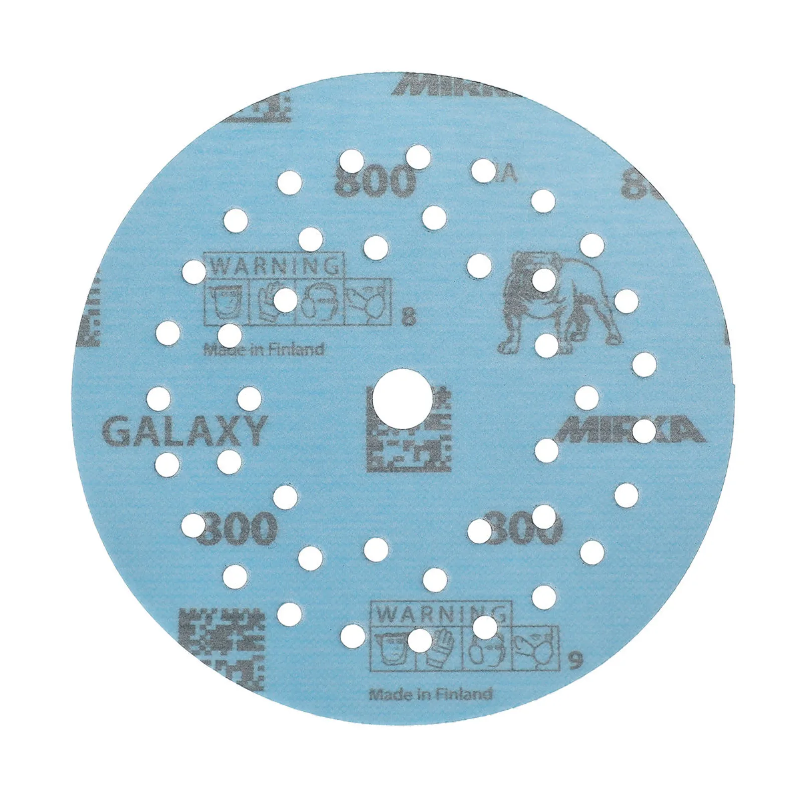 Mirka 125 mm GALAXY Multifit Premium Zımpara Diski P800 — 50'li Paket