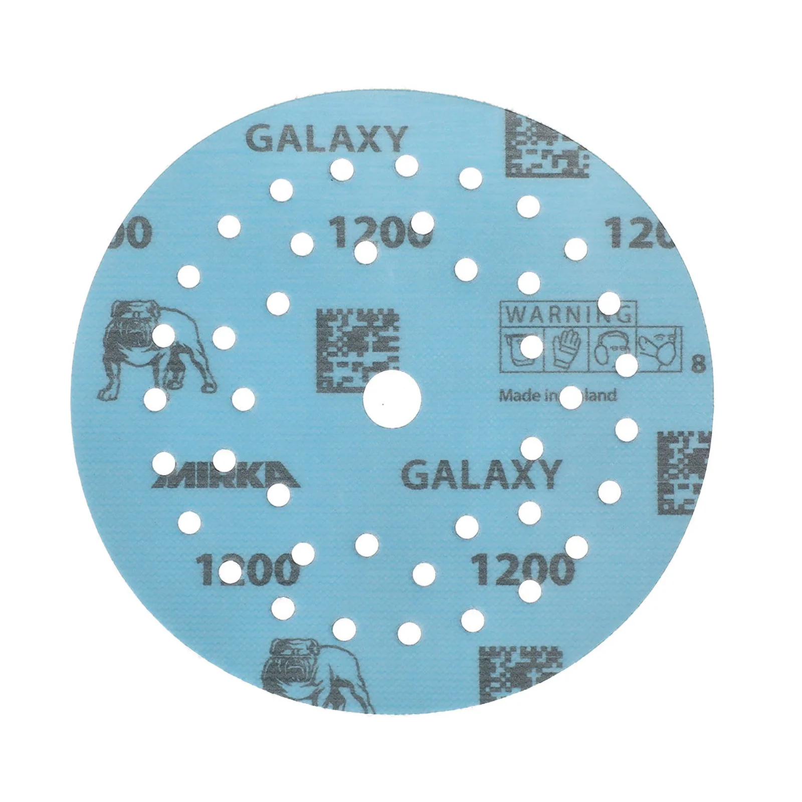 Mirka 125 mm GALAXY Multifit Premium Zımpara Diski P1200 — 50'li Paket