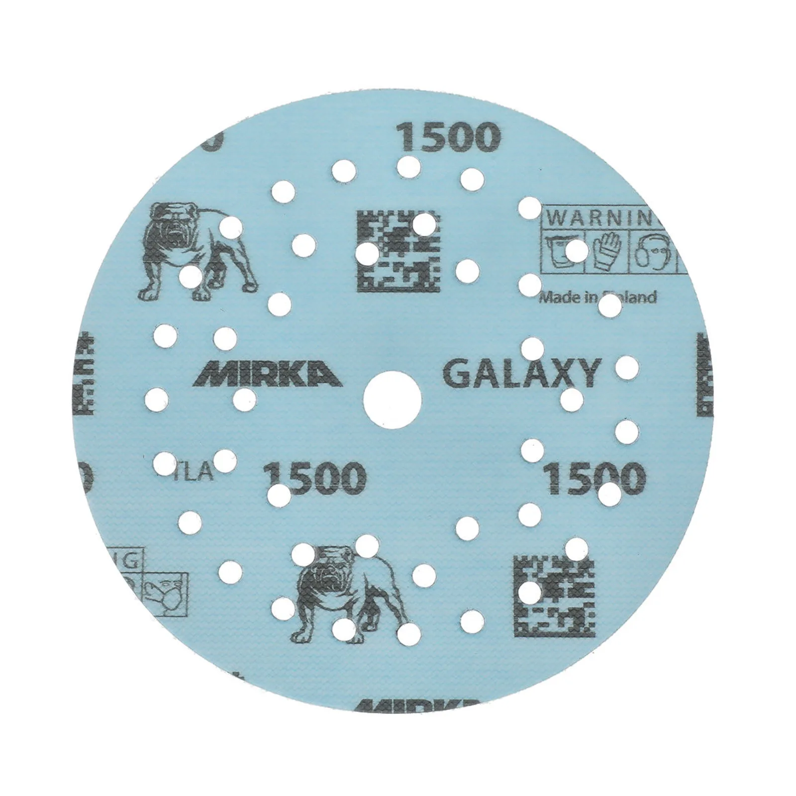 Mirka 125 mm GALAXY Multifit Premium Zımpara Diski P1500 — 50'li Paket