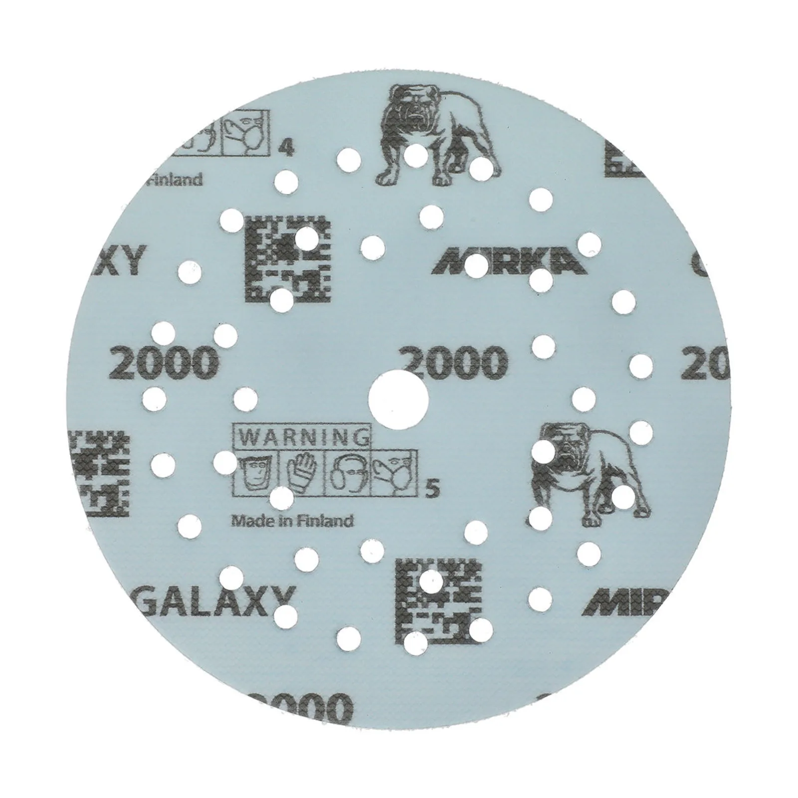 Mirka 125 mm GALAXY Multifit Premium Zımpara Diski P2000 — 50'li Paket