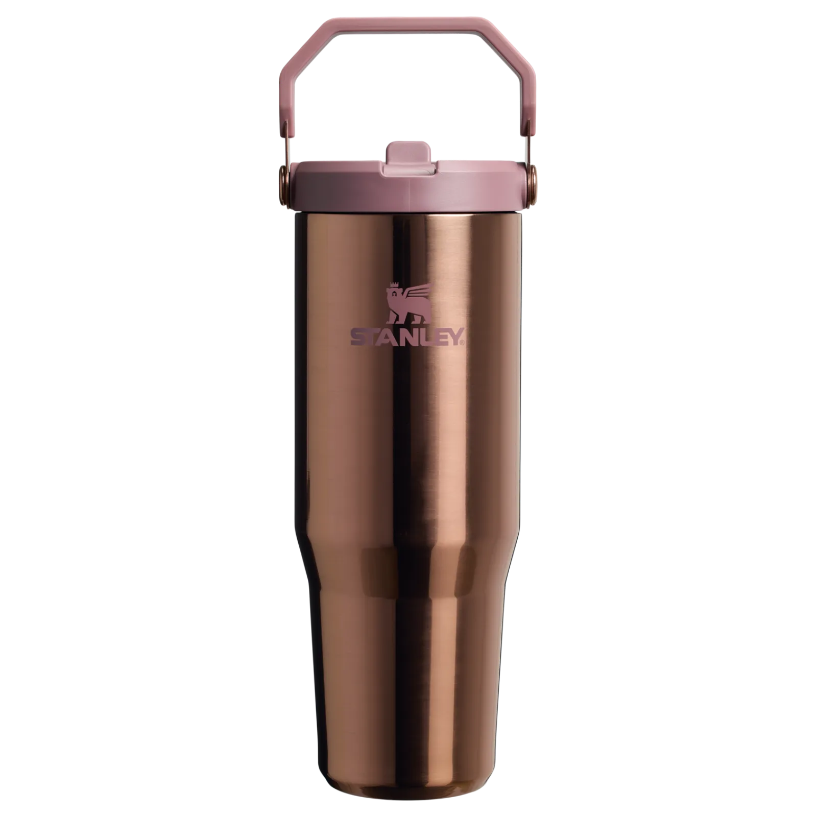 Stanley IceFlow Pipetli Kapak 2.0 Tumbler – Polished Pembe Gül Altın