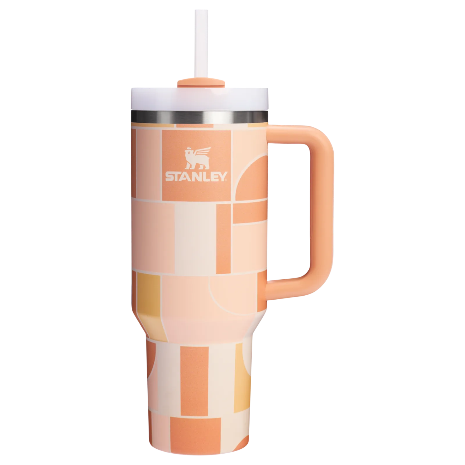 Stanley Quencher H2.0 Flowstate Tumbler – Apricot Court Geo