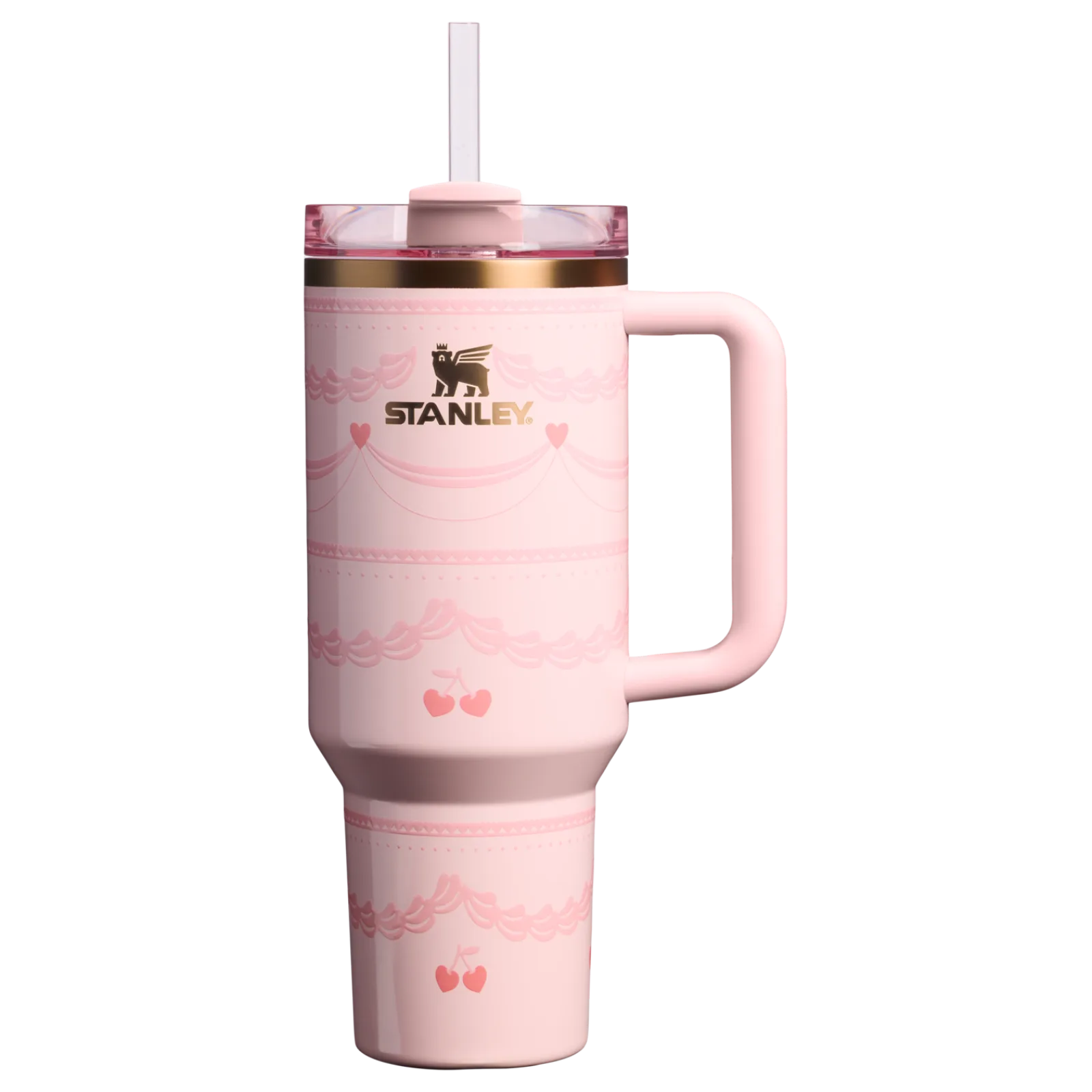Stanley Quencher H2.0 Flowstate Tumbler – Pembe Velvet Cake