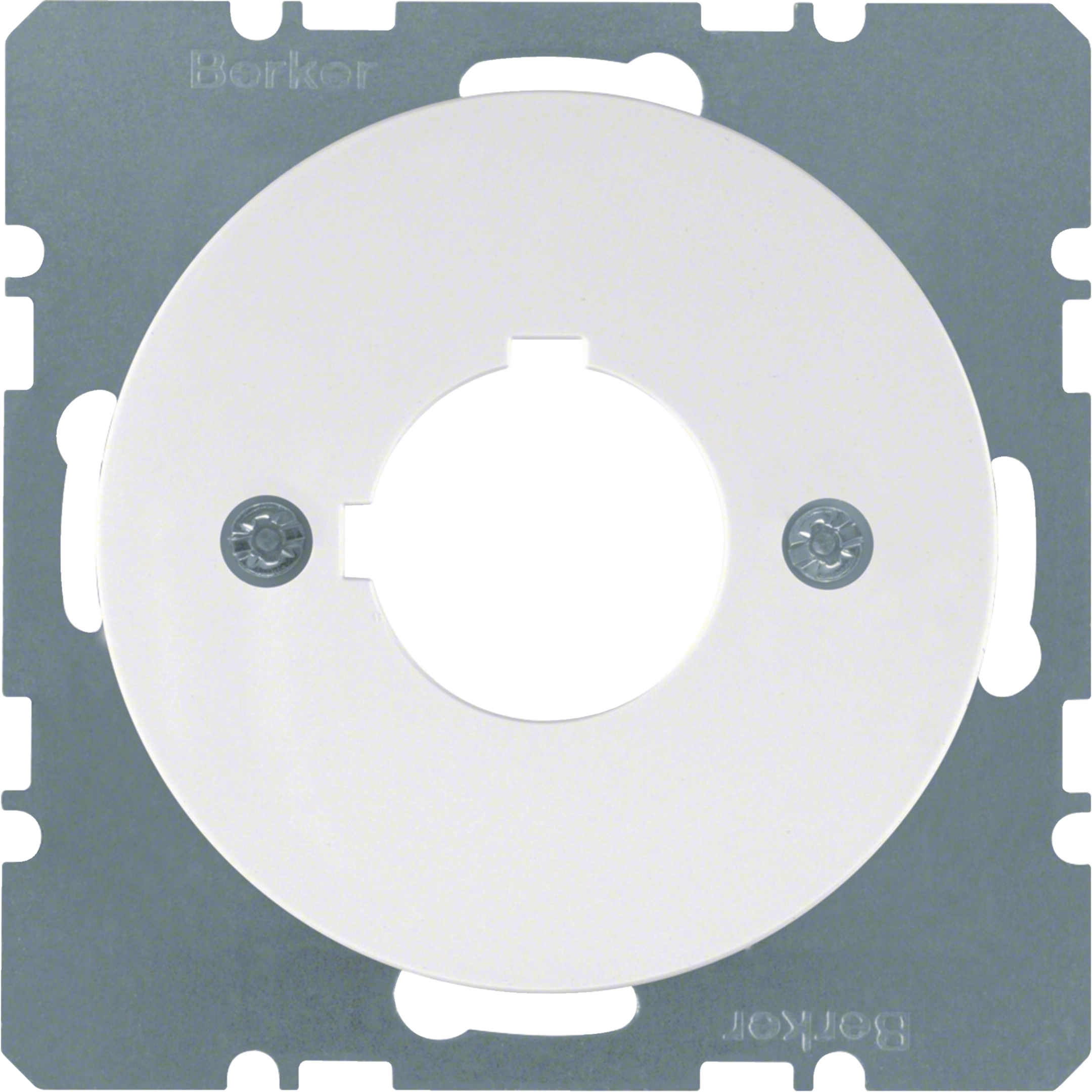 Berker R.3 Montaj Açıklığı Ø 22 - 5mm Olan P, Kutup Beyazı, Parlak