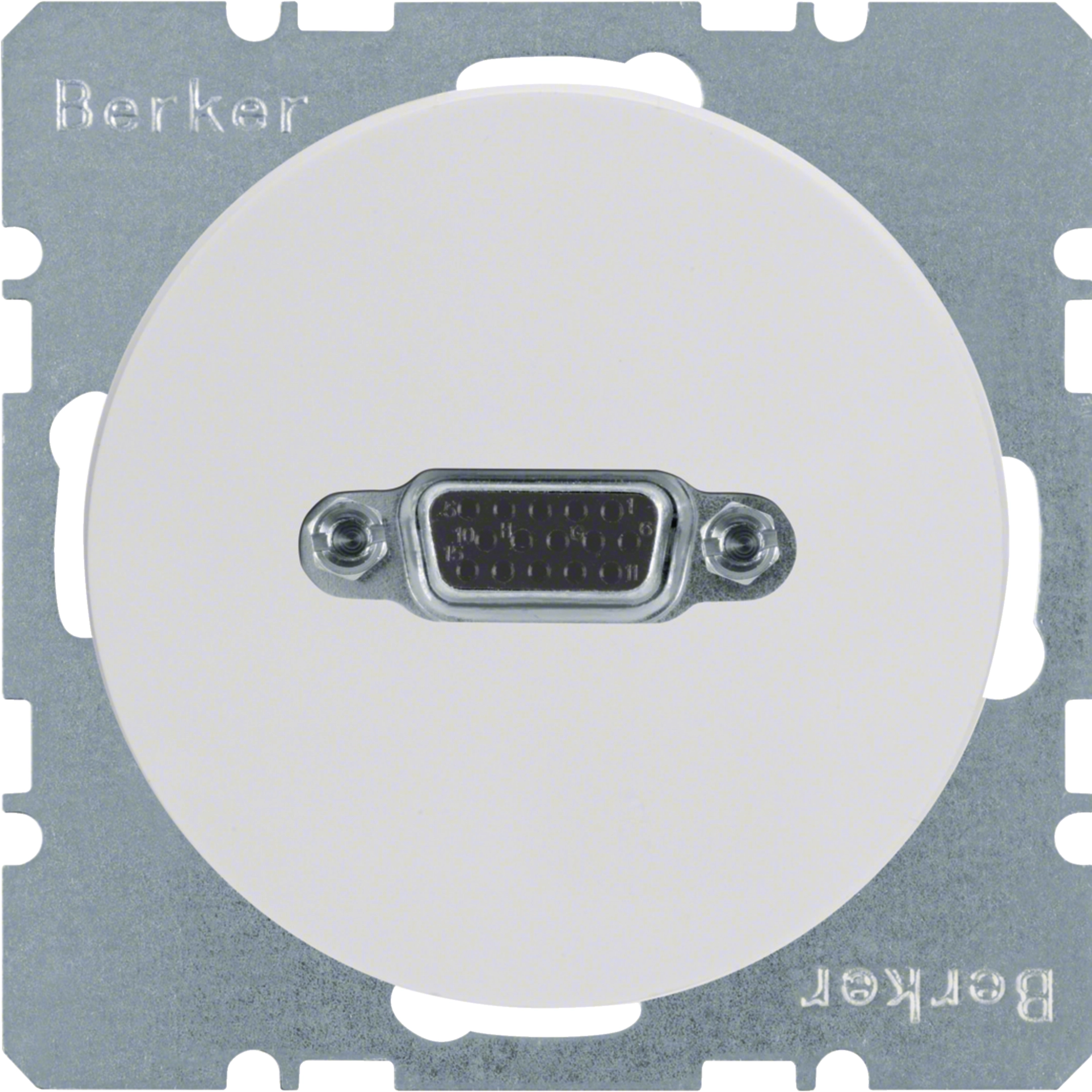 Berker R.3 VGA Vb - Parlak Beyaz
