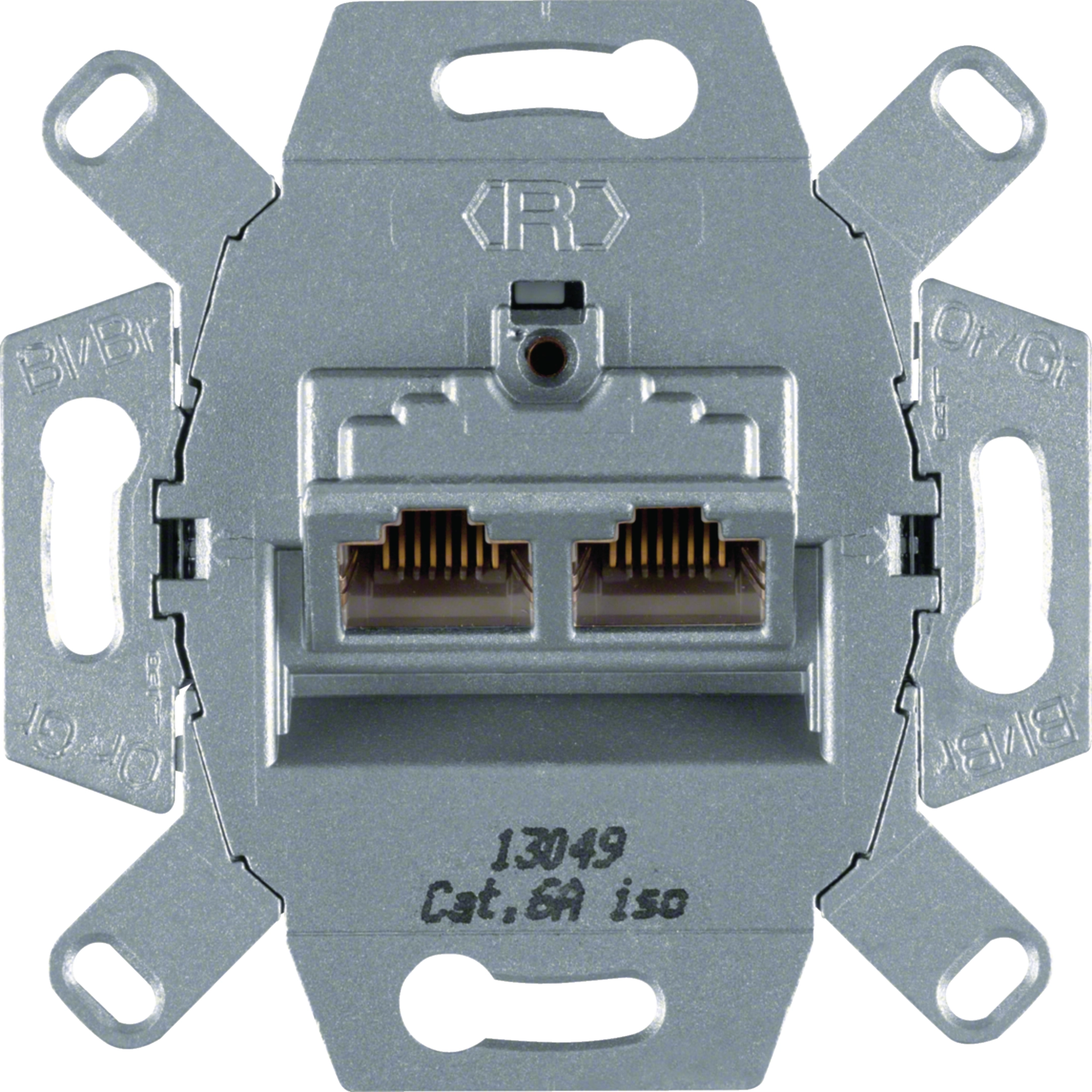Berker R.3 FCC Priz 8 8kutup Ekranlı - cat.6 Iso