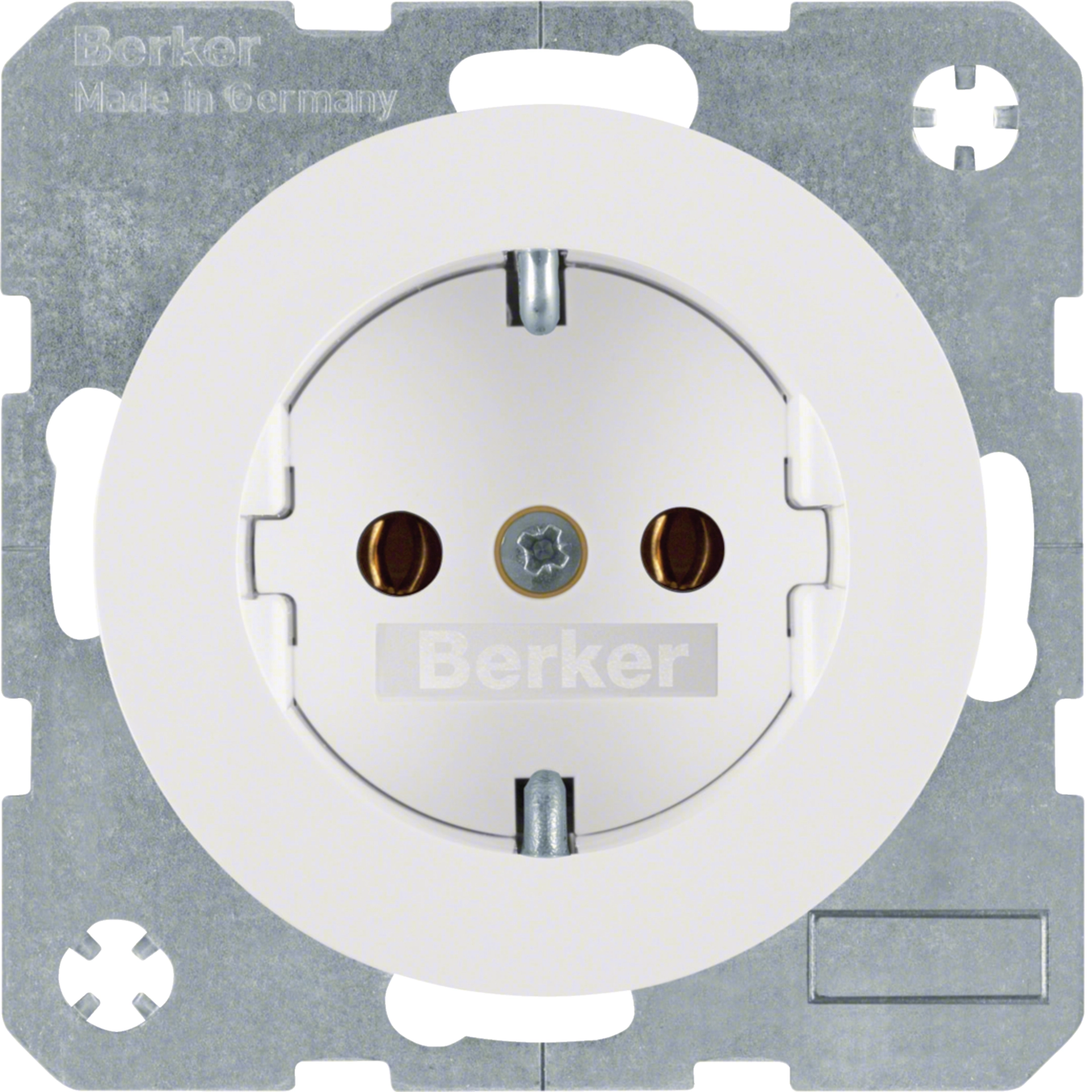 Berker R.3 Priz - Parlak Beyaz