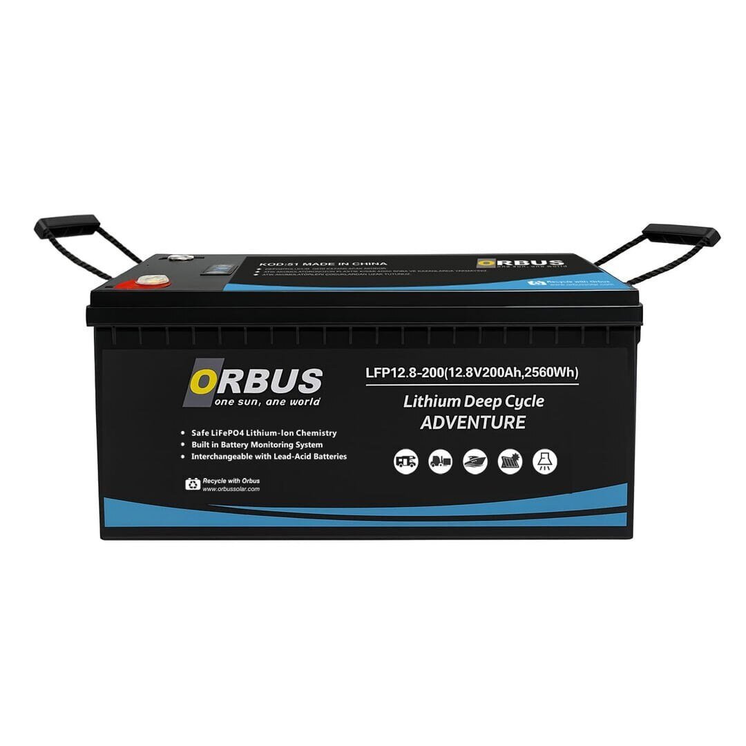 Orbus Lityum 12,8v 200ah Lifepo4 Akü