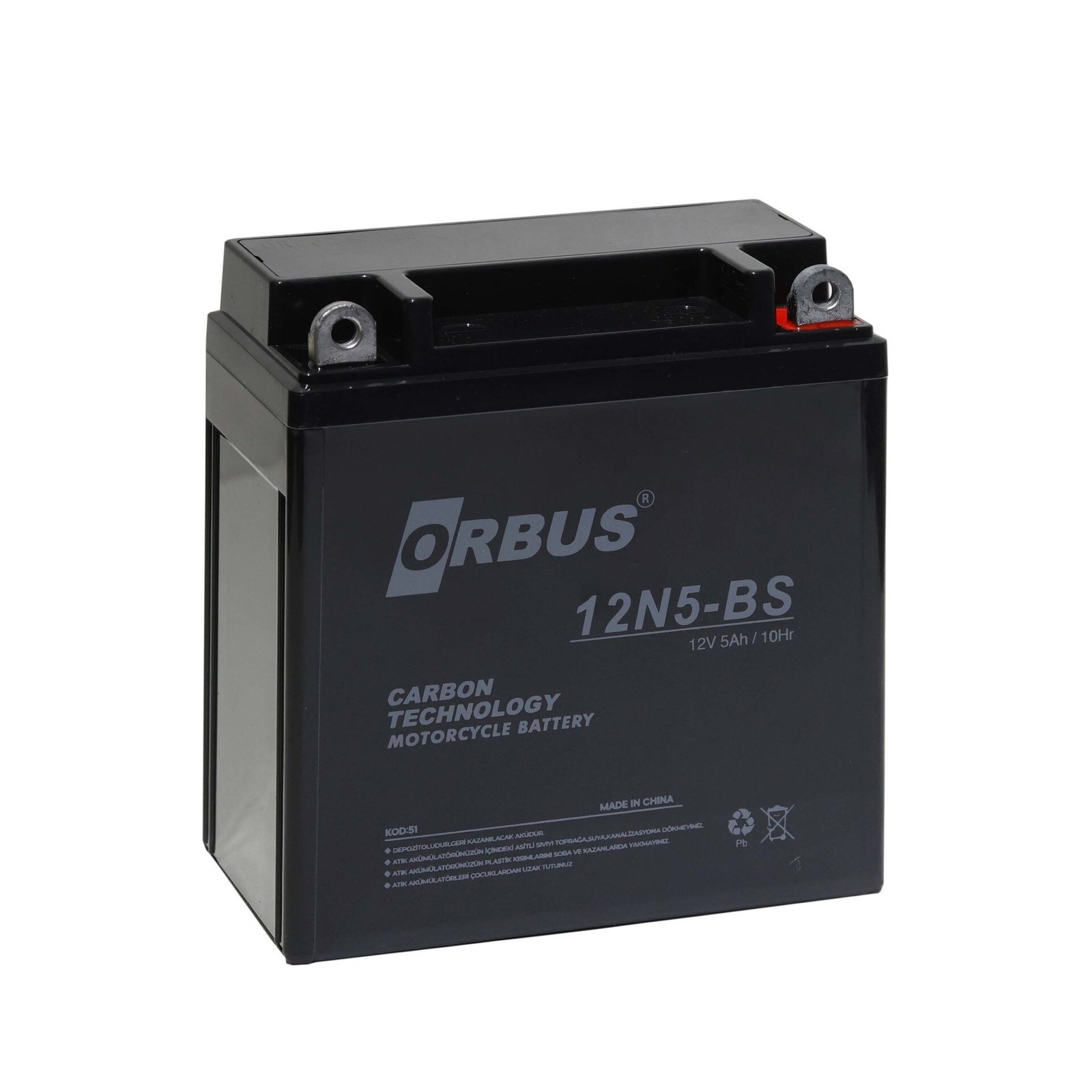 Orbus 12n5-Bs Motosiklet Aküsü