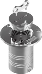 Würth Anahtarlı Dolum Kapağı A4 Paslanmaz Çelik (su) D 38,5