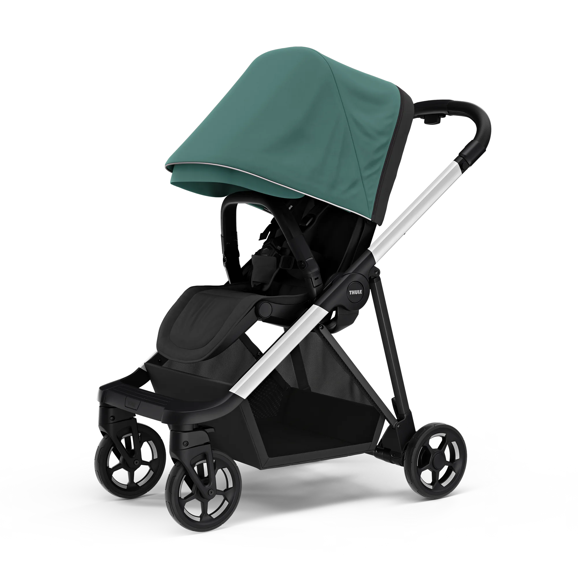 Thule Shine Bebek Arabası Alüminyum/Koyu Yeşil