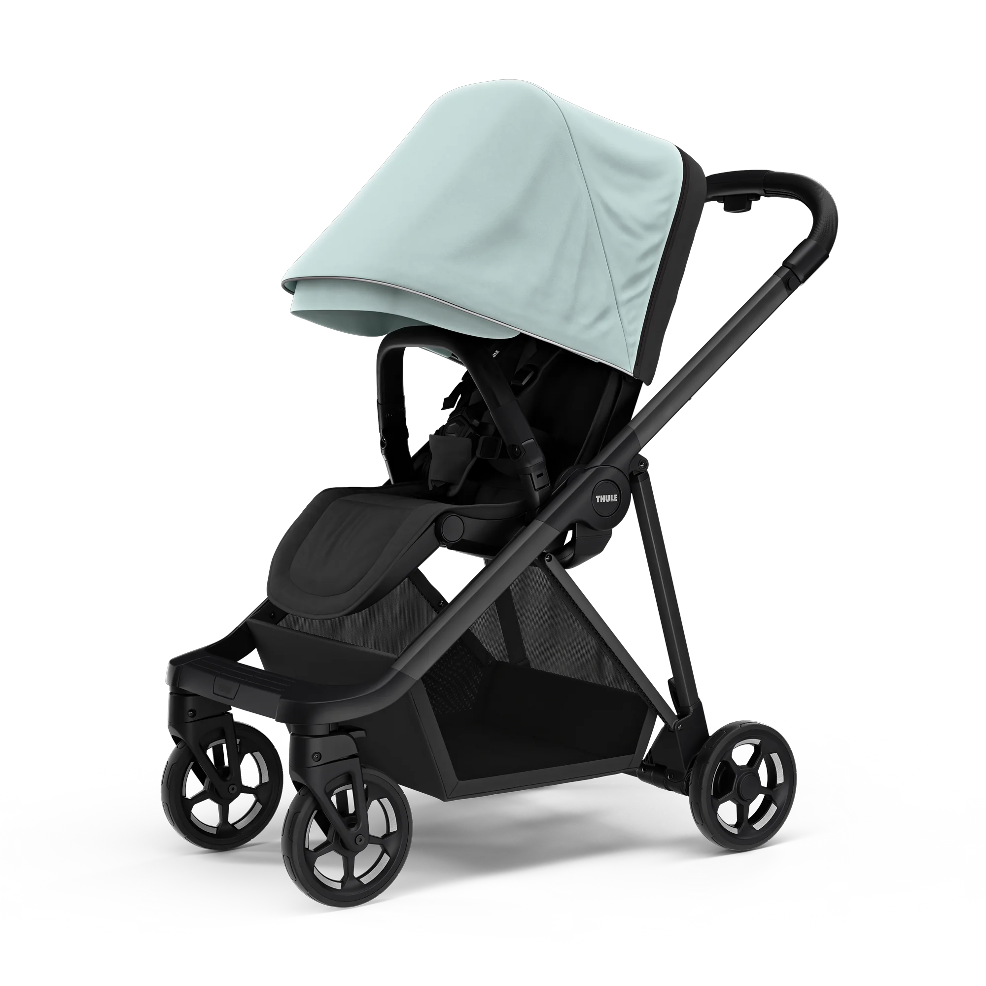 Thule Shine Bebek Arabası Siyah/Açık Mavi