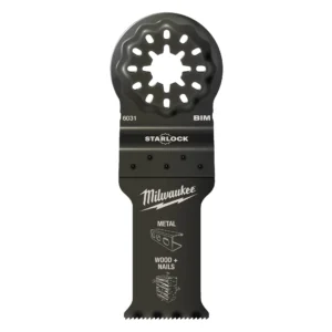 Milwaukee STARLOCK BIM Çok Amaçlı Kesici Bıçağı — Metal ve Çivili Ahşap