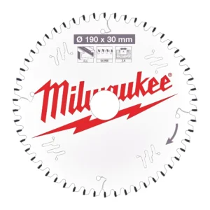 Milwaukee Daire Testere Alüminyum 190 × 30 × 2,4 × 54TFN