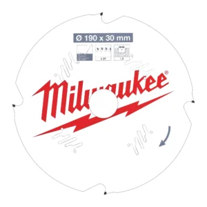 Milwaukee Daire Testere Fiber-Çimento 190 × 30 × 1,8 × 4D
