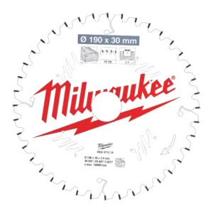 Milwaukee Daire Testere CSB MS W 190 × 30 × 2,4 × 40ATB M18 FMS254