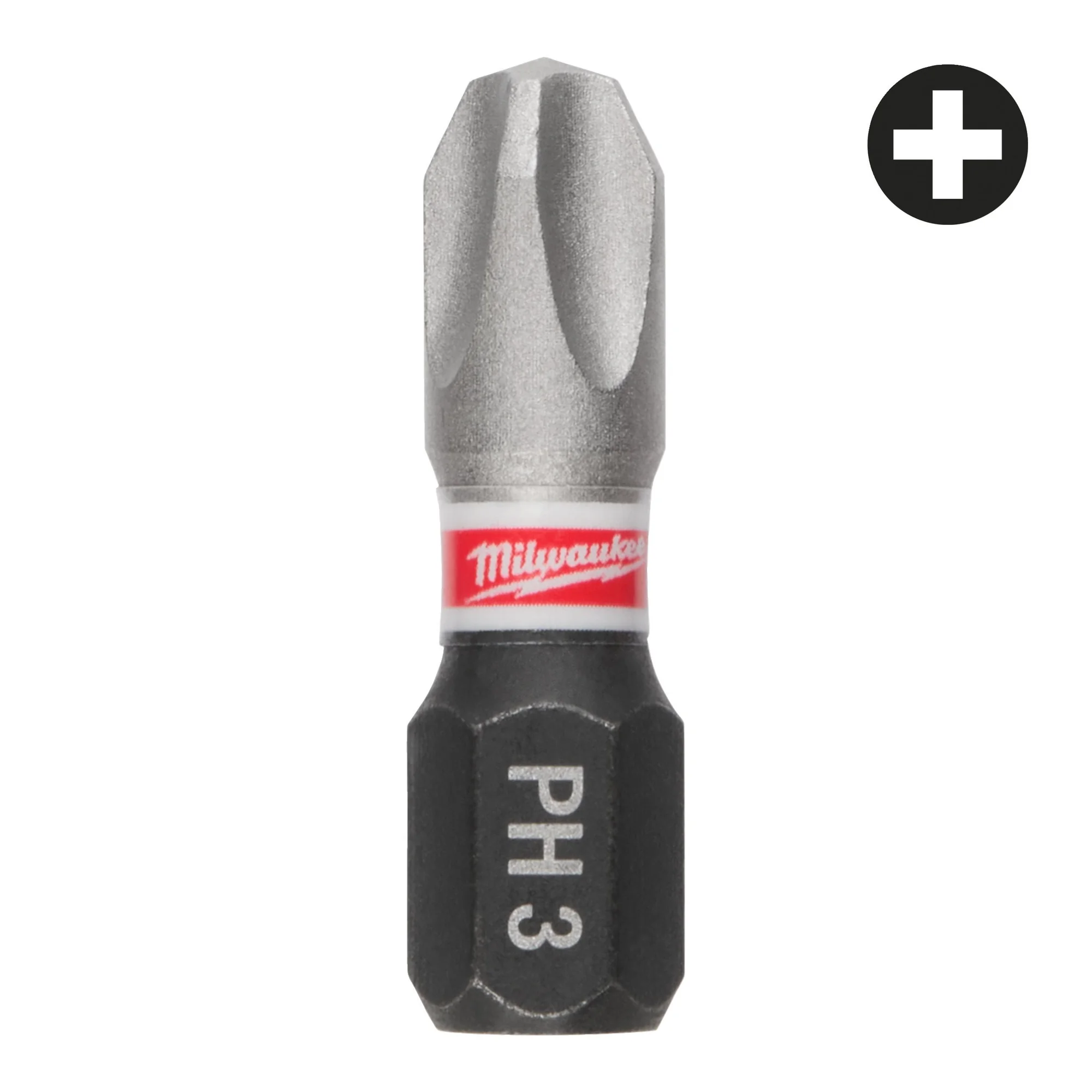 Milwaukee Bits Uç PH3 25 mm 3'lü Paket SHOCKWAVE