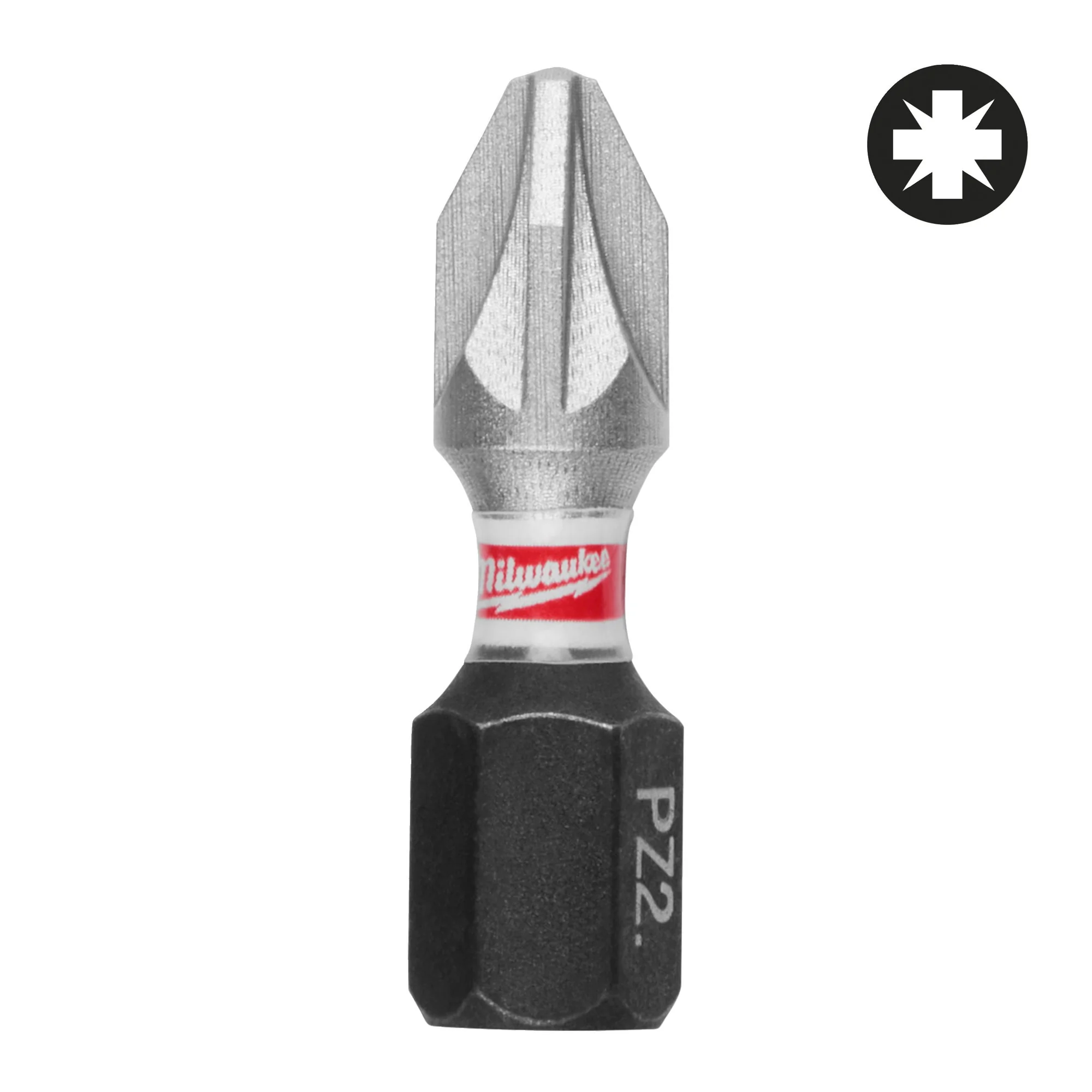 Milwaukee Bits Uç PZ2 25 mm 3'lü Paket SHOCKWAVE