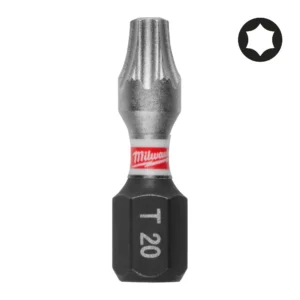 Milwaukee Bits Uç TX 20 25 mm 3'lü Paket SHOCKWAVE