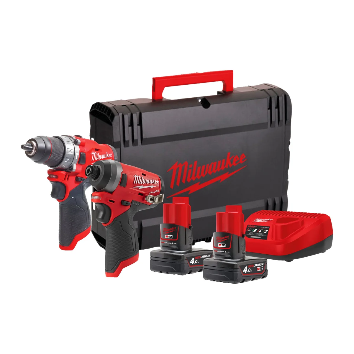 Milwaukee M12 Fpp2a-402x - 2li Set (darbeli Matkap & Darbeli Vidalama)