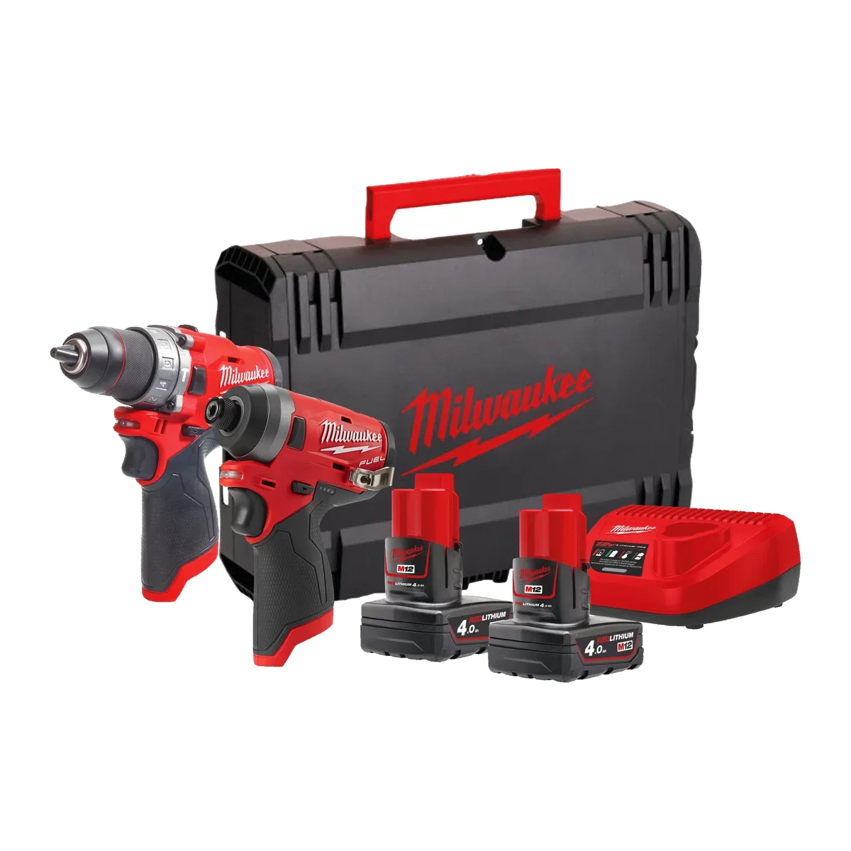 Milwaukee M12 Fpp2a-402x - 2li Set (darbeli Matkap & Darbeli Vidalama)