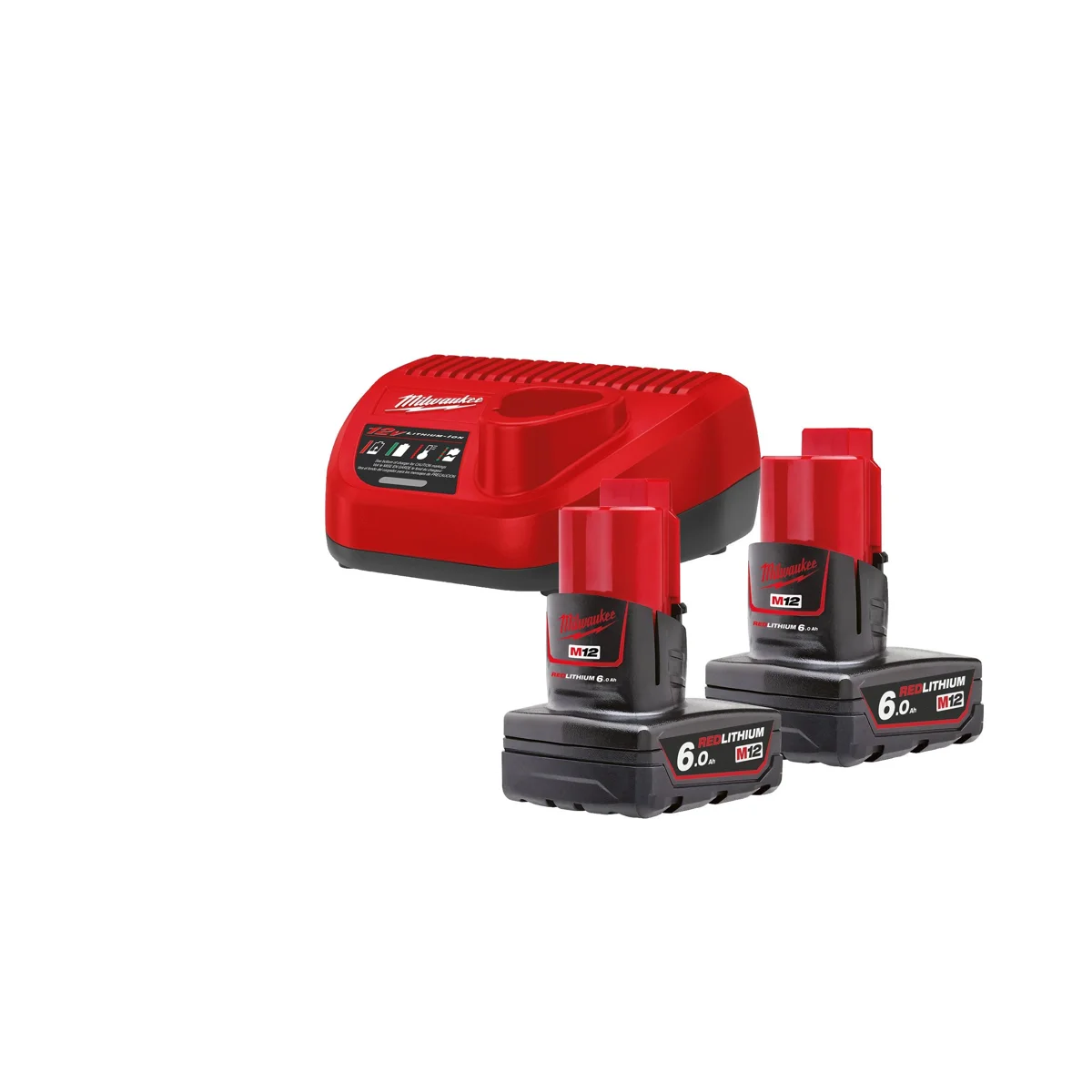 Milwaukee M12 NRG-602 Akü + Şarj Cihazı Paket