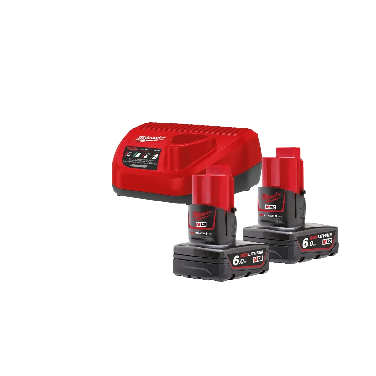Milwaukee M12 NRG-602 Akü + Şarj Cihazı Paket