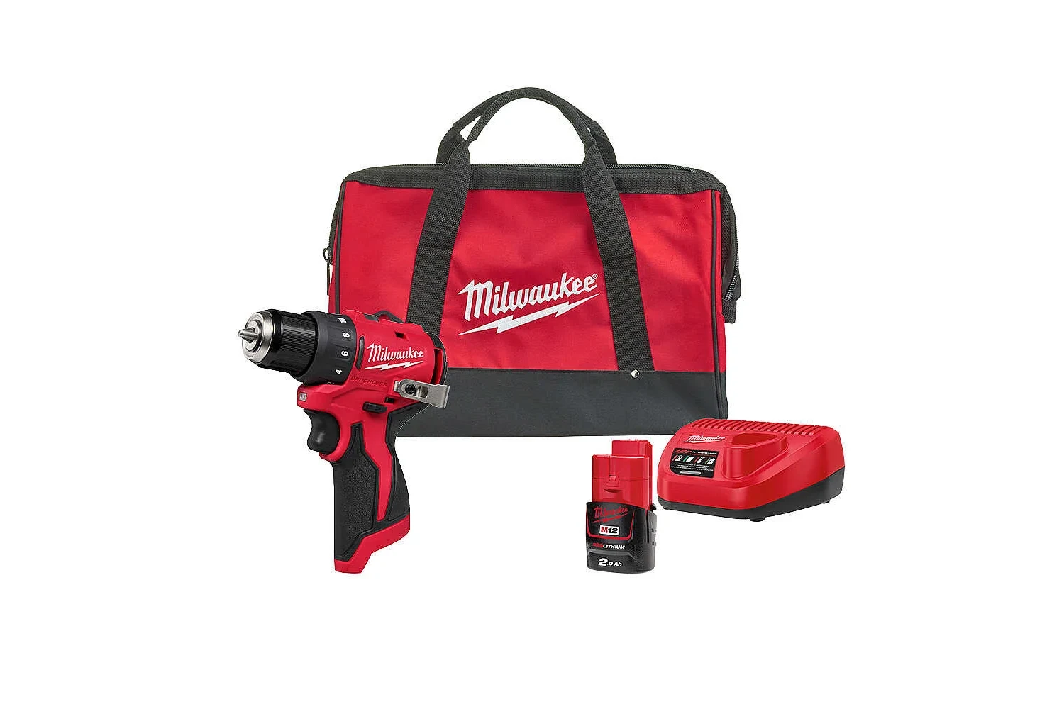Milwaukee M12 BLDDRC-202BRF Kömürsüz Akülü Matkap