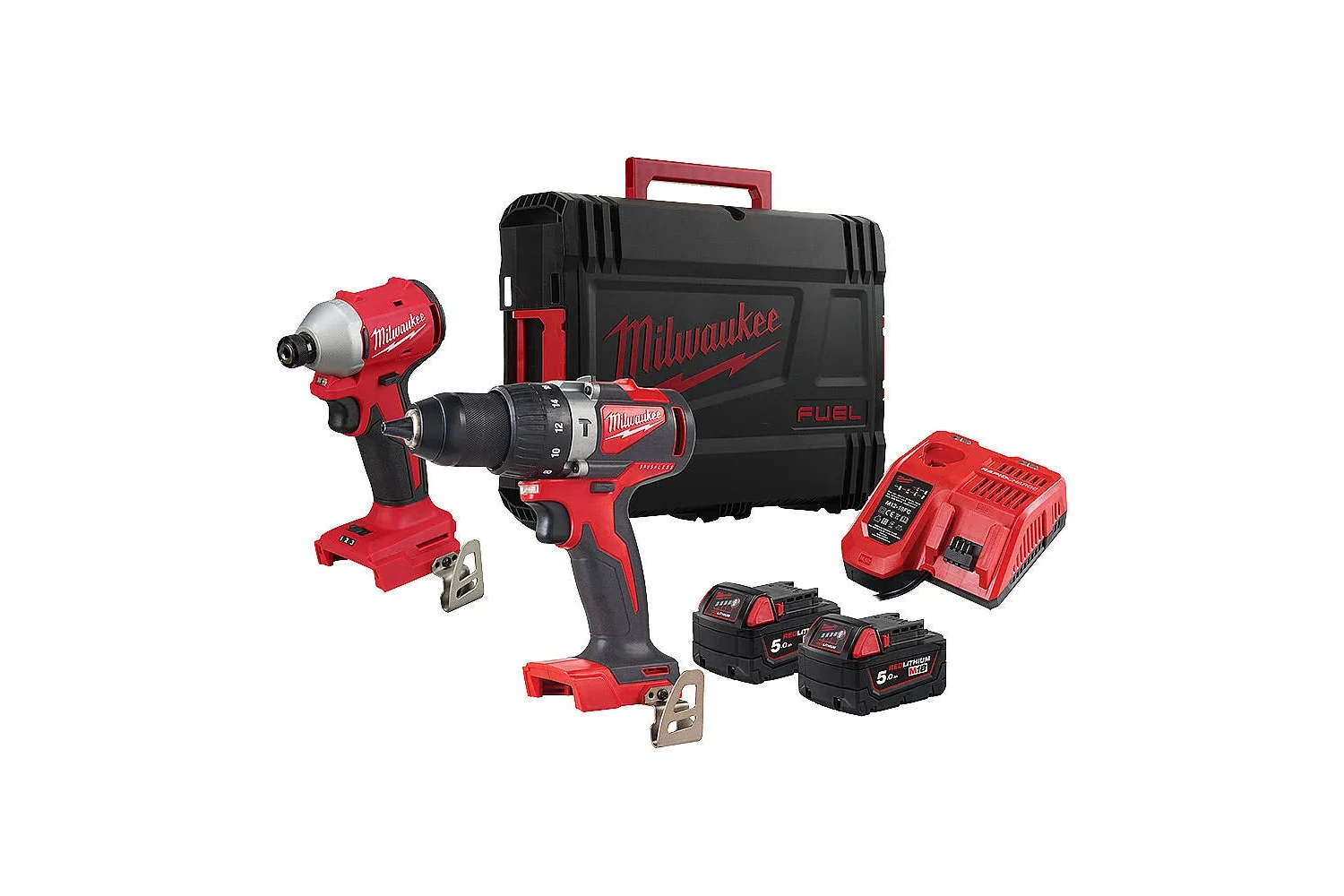 Milwaukee M18 BLPP2A3-502X 2li Set (Matkap + Darbeli Vidalama)