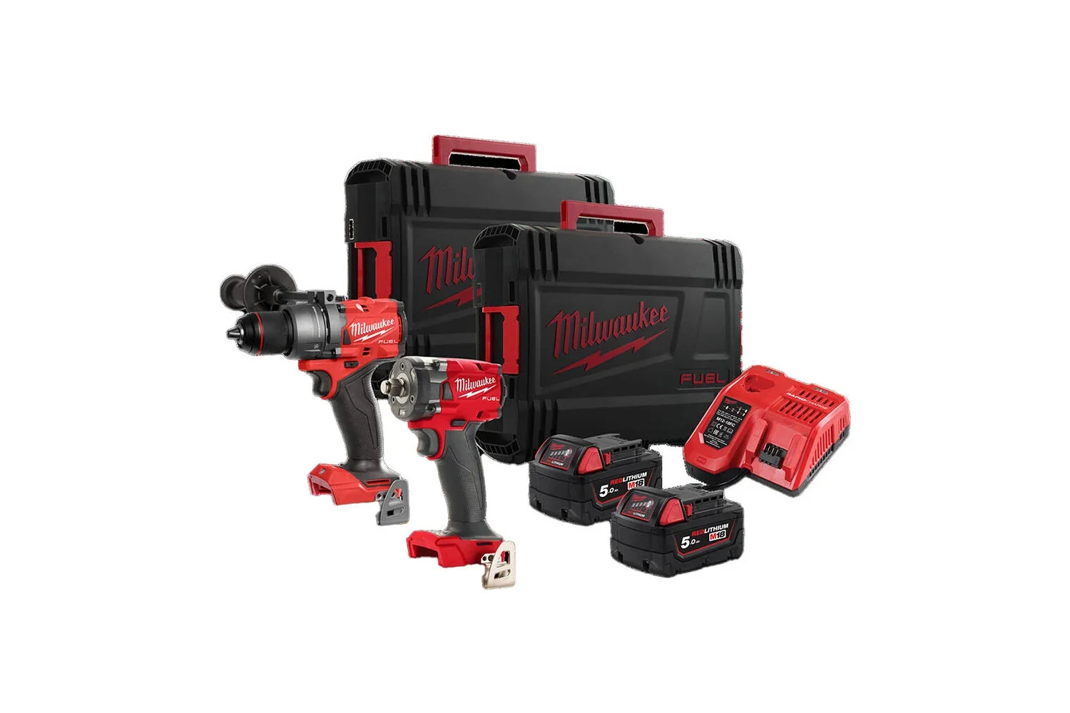 Milwaukee M18 FPP2B3-502XEU Akülü Matkap & Somun Sıkma Set