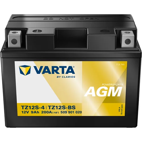 Varta Powersports AGM TZ12S-BS 12V 9Ah Motosiklet Aküsü