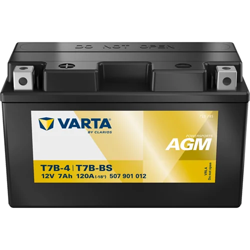 Varta Powersports AGM T7B-BS 12V 7Ah Motosiklet Aküsü